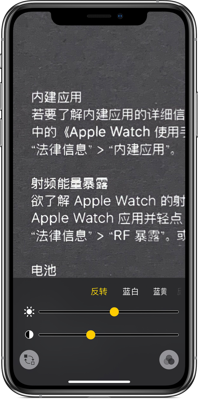 排浦镇苹果手机维修分享iPhone 小技巧：使用自带的放大器功能放大文字 